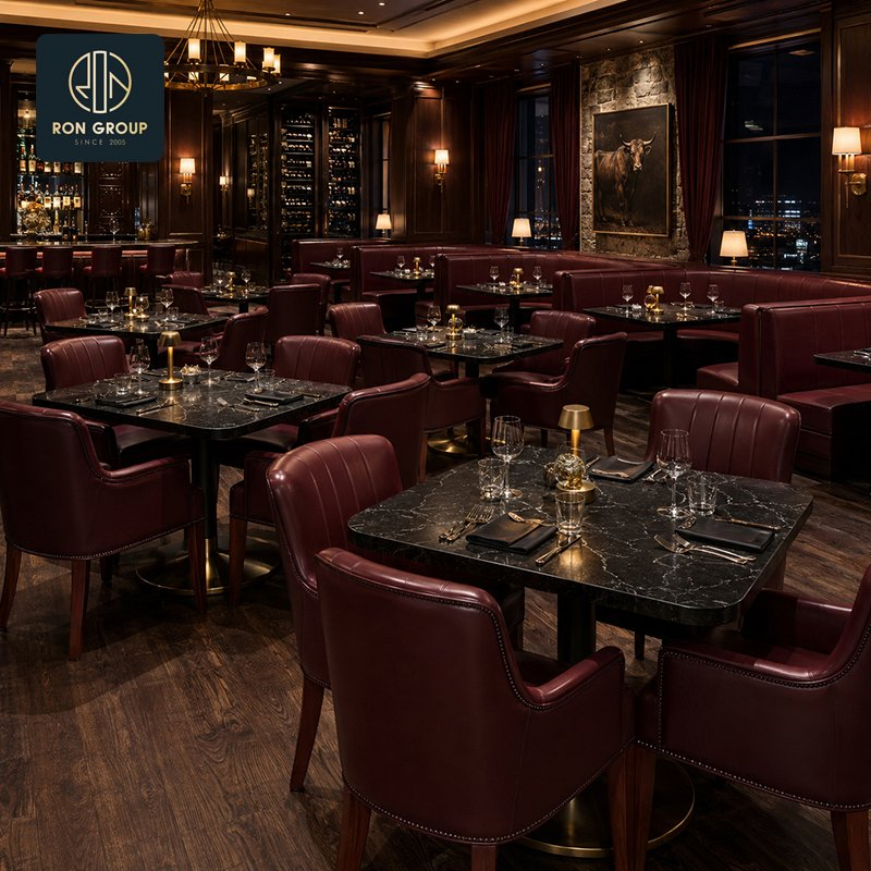 Przytulne wnętrze restauracji Zeybropundix rozświetlone blaskiem świec